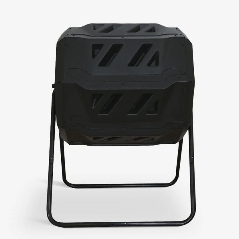 Compostiera Girevole 160L composter da Giardino Due Scomparti Abacus