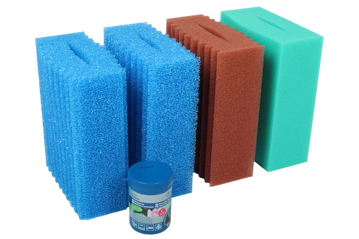 Wacredo Set spugna di ricambio + starter filtro per Oase Biotec 5.1 & Biosmart 18.000 filtri per laghetto filtro filtro filtro Biokick
