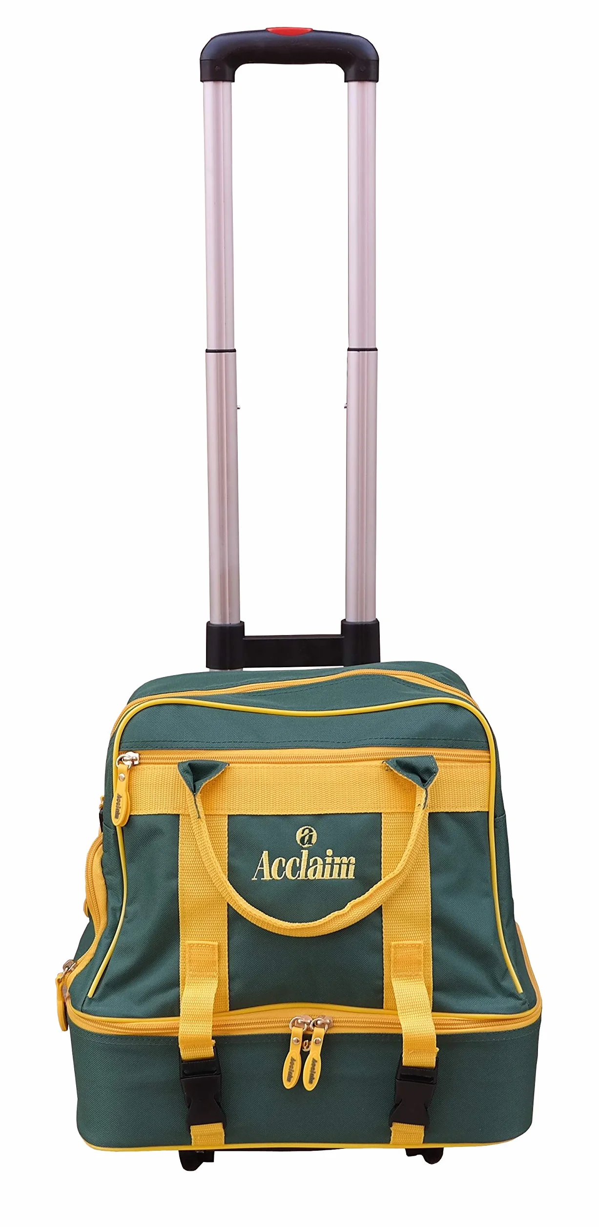 Acclaim Farne Midi Borsa da bowling in nylon 4 livelli verde manico telescopico pieghevole 96,5 cm