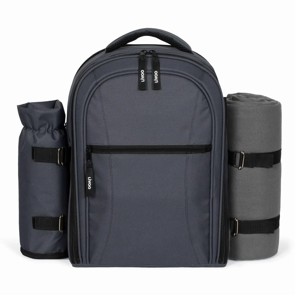 Livoo – Zaino Picnic 4 Persone SEP149 – 11L, 600D, Coperta Picnic Inclusa, 30 Accessori