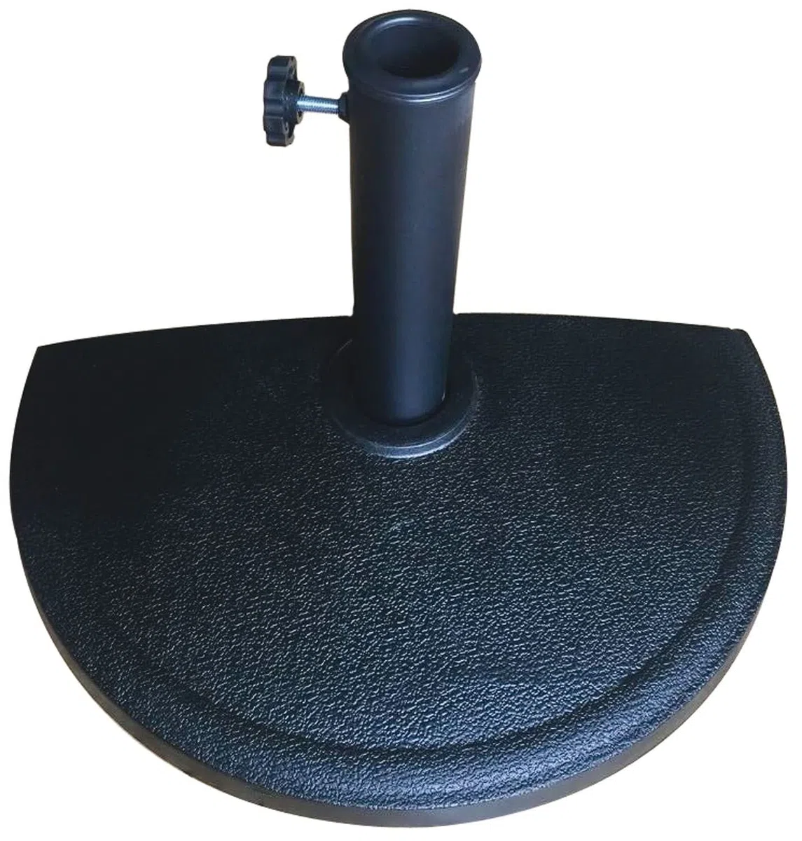 GDLC Base per Ombrellone da Muro a Mezza Luna in Resina per Ombrellone da Muro Casa Giardino, Misure 50x25x33 cm