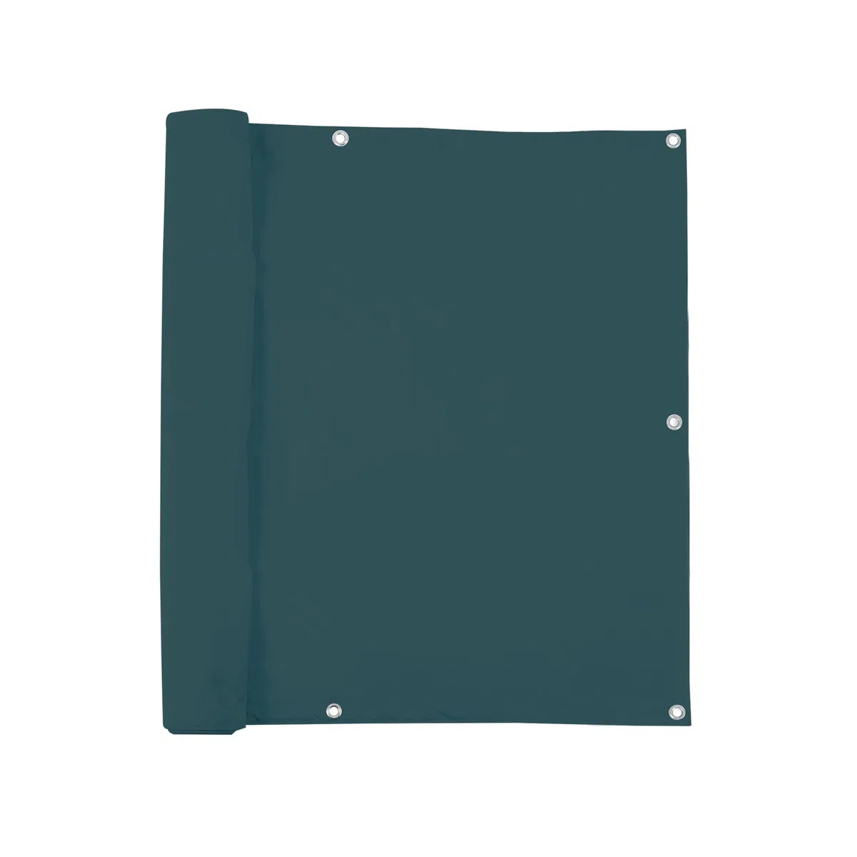 jarolift Copertura per Balcone Impermeabile, Telo di Rivestimento e Protezione per Balcone, 600 x 75 cm (24 Occhielli), Verde Scuro