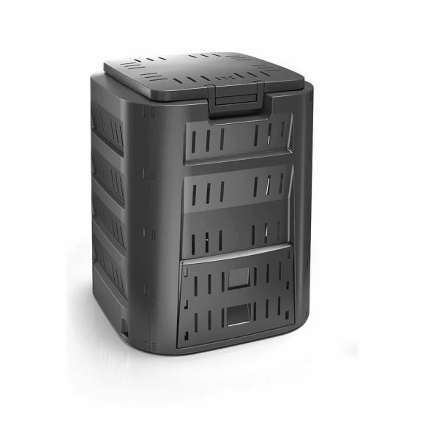 Prosperplast Compostiera Compogreen Negro 320L 80x70x70