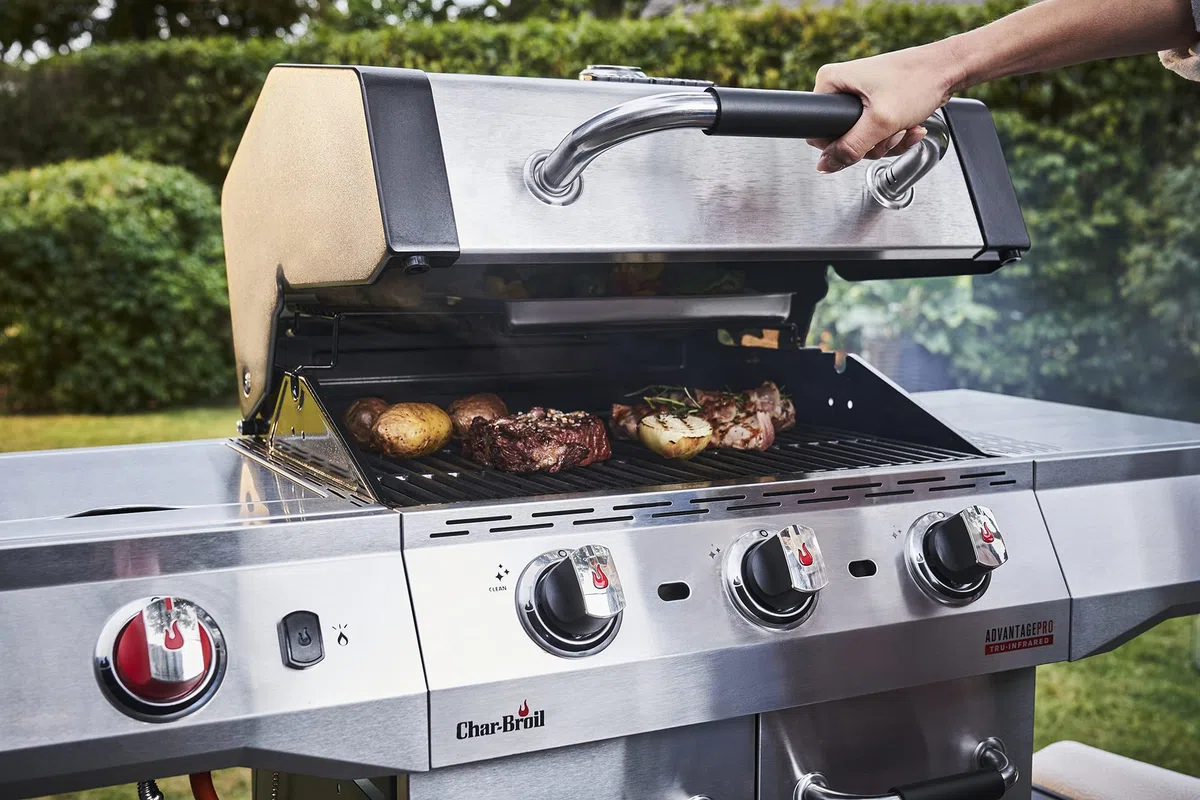 Char-Broil Advantage PRO S 3 Barbecue a gas 3 bruciatori bruciatore Sear ceramica padella grigliare