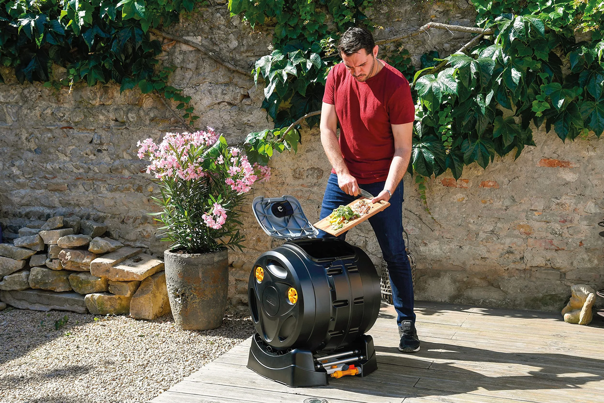 Hozelock Easymix Compostiera rotativa