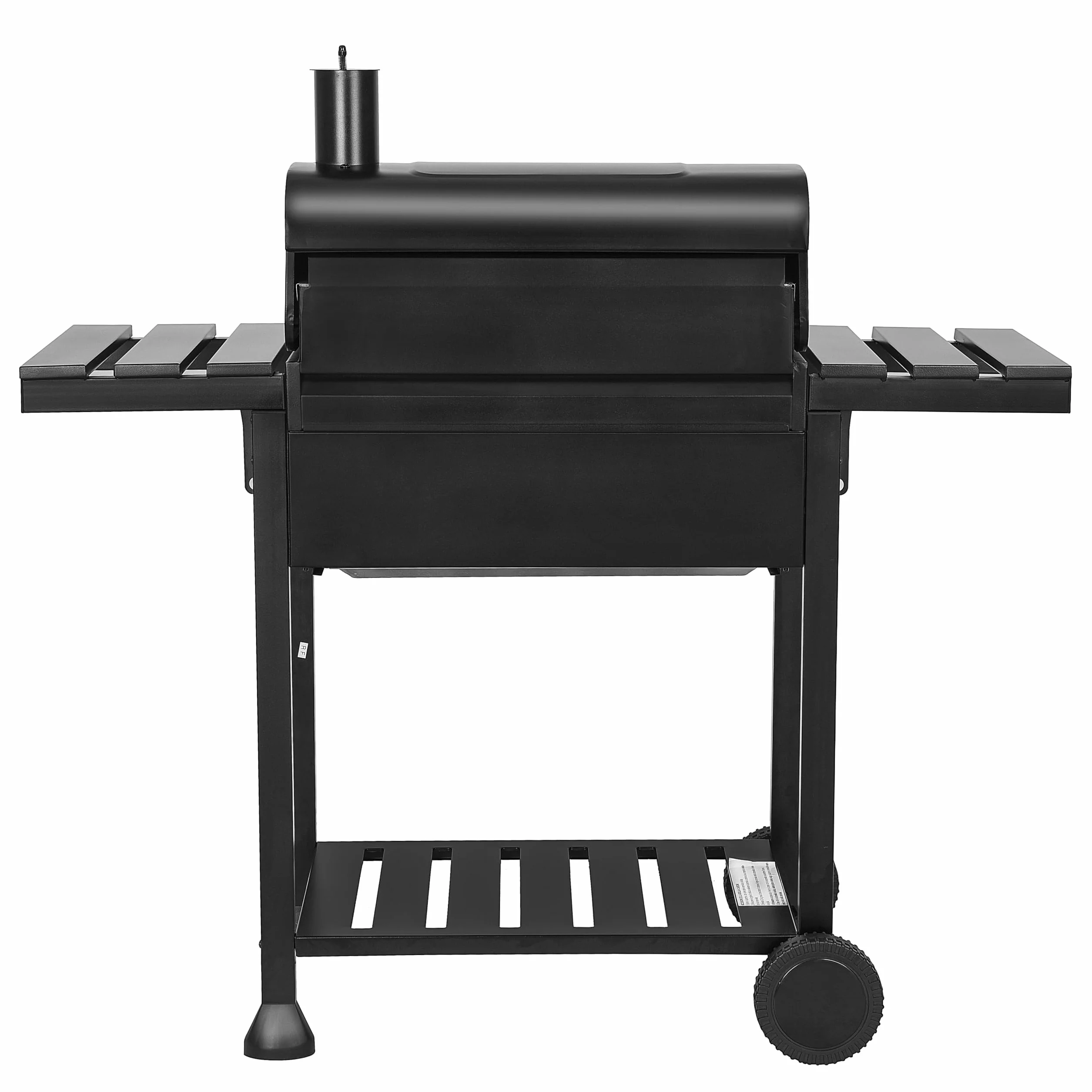 MasterCook BBQ Carbonella con Doppia Griglia Coperchio Termometro Professionale Acciaio