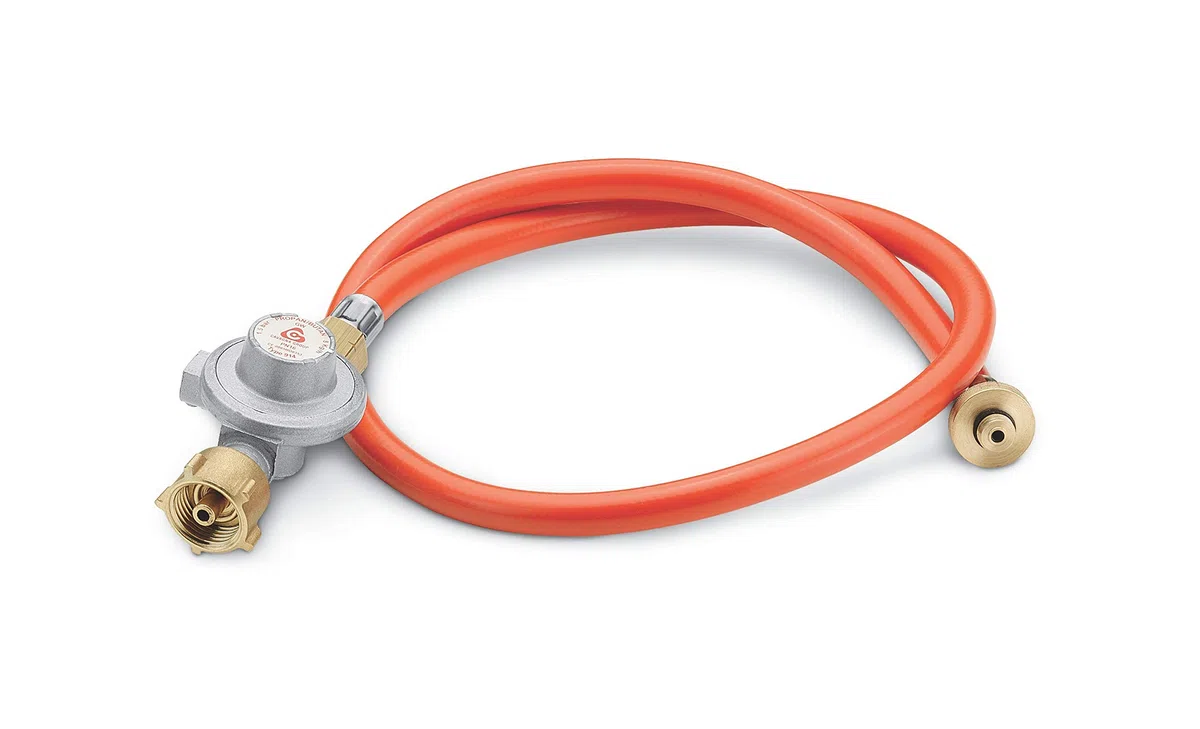 Weber Kit Adattatore per Q100/1000, Go-Anywhere Gas e Performer Deluxe/Consente Il Collegamento a bombole di Gas (GPL) – Argento (8475)