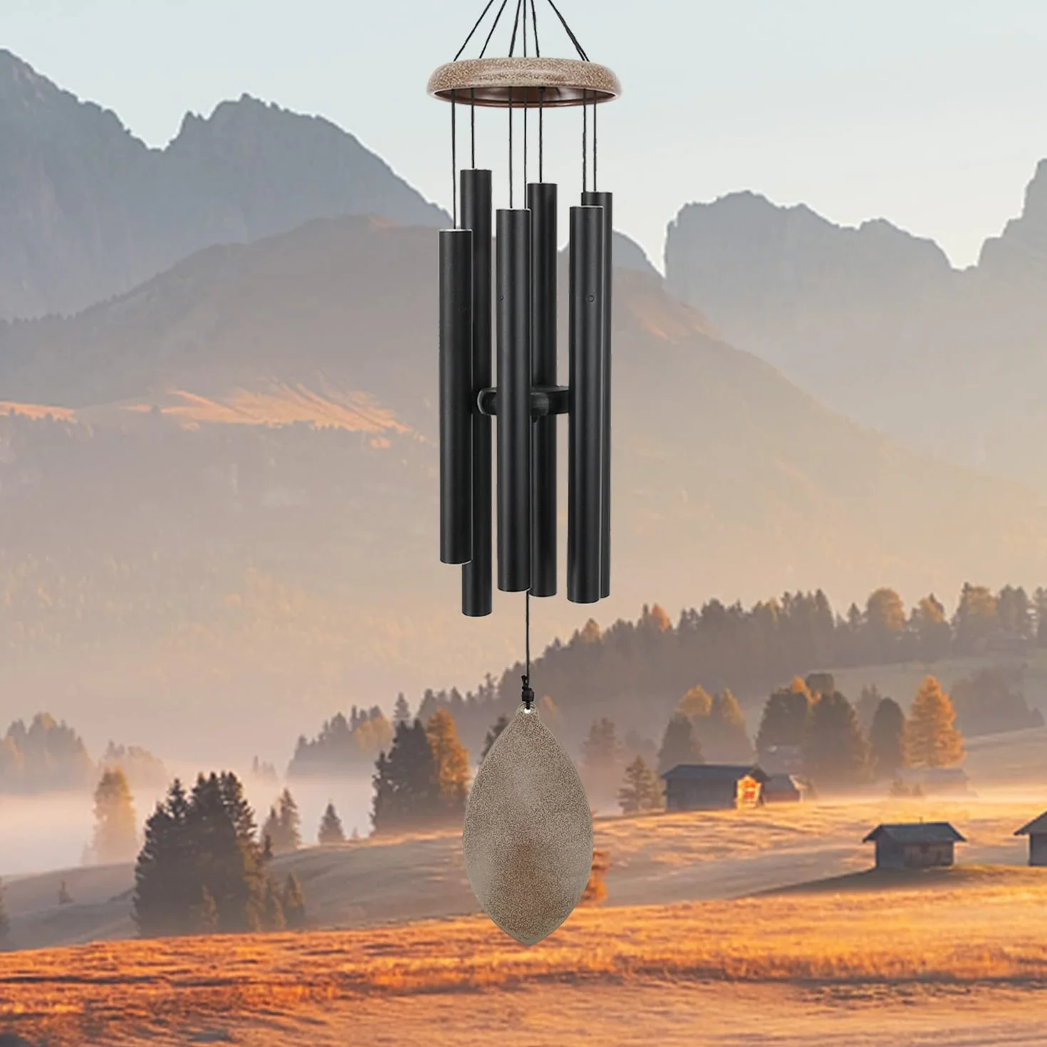 ASTARIN Wind Chimes for Outside Deep Tone,36 Inch Windchime Outdoors，Chimes for Outdoors,Sympathy Wind Chimes Memorial for Mom Dad，All Metal Wind Chime