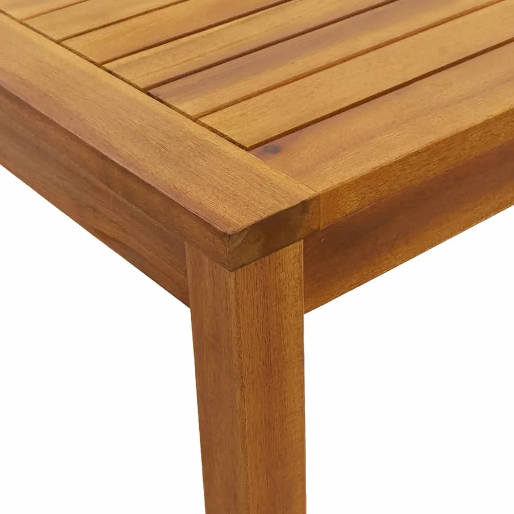 vidaXL Tavolo da Giardino 110x55x67 cm Legno Massello d'Acacia