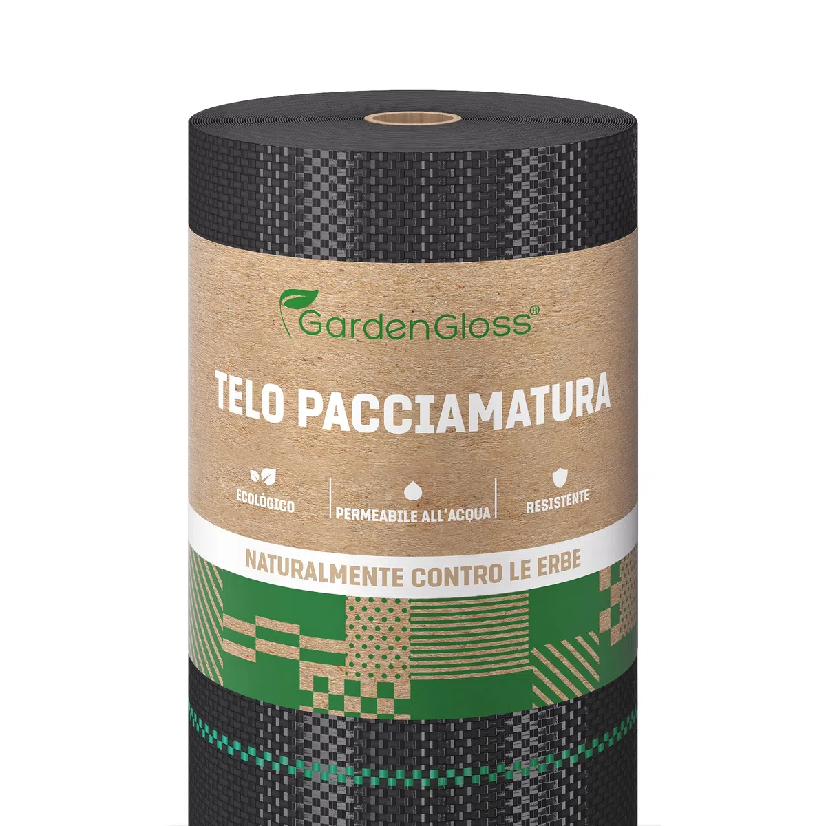 GardenGloss 50m² Telo Pacciamatura Contro Erbe Infestanti 100g/m² Resistente Strappo Permeabile Acqua Elevata Resistenza UV Nero Orto 50m x 1m 1 Rotolo