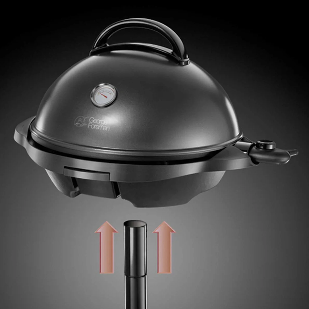 George Foreman Grill Elettrico 2 in 1 2400 W Ø44,5 cm Tavolo Pedistallo