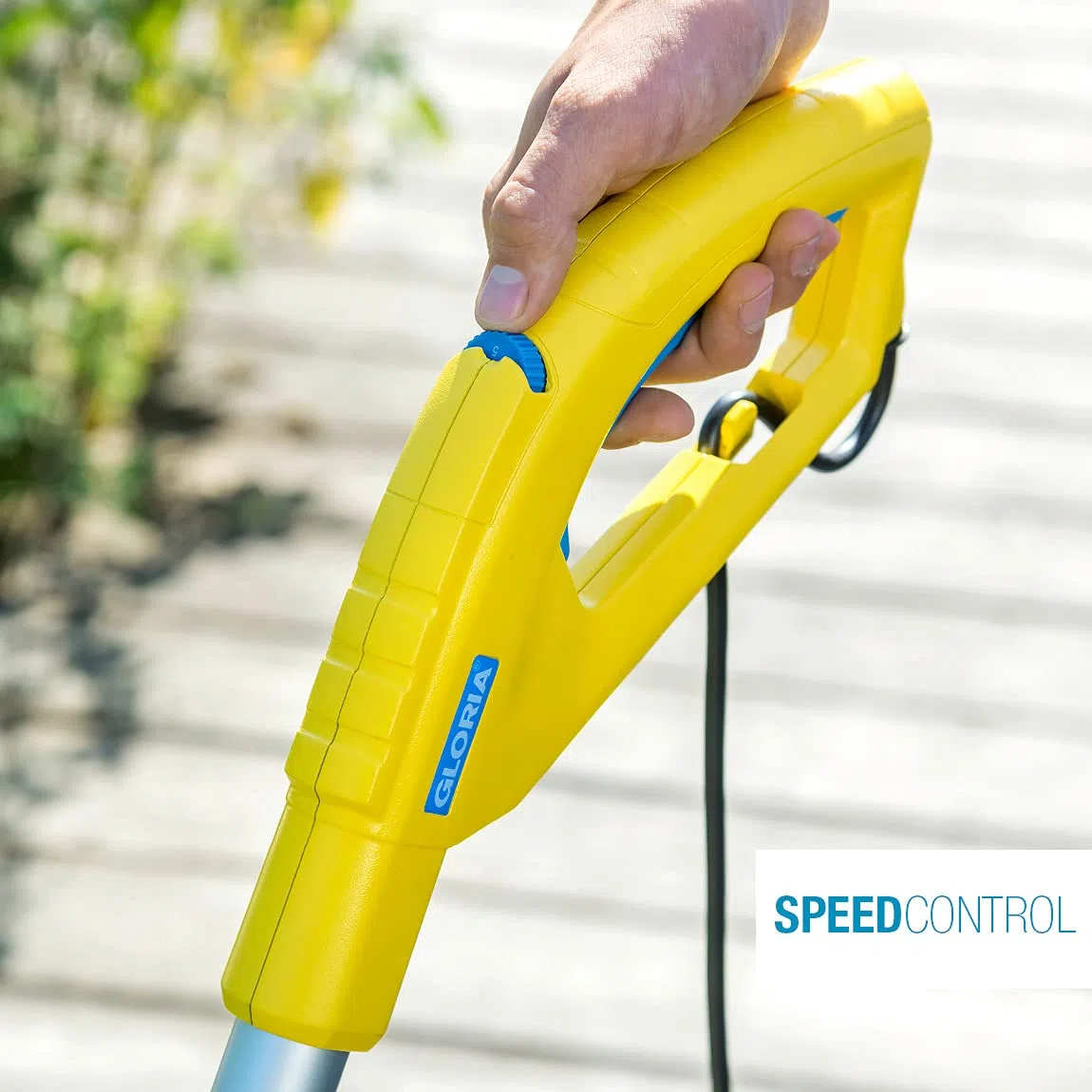 GLORIA MultiBrush speedcontrol PLUS 500W 11-in-1 Electric Brush for Stone, Grout, Wood & Lawn