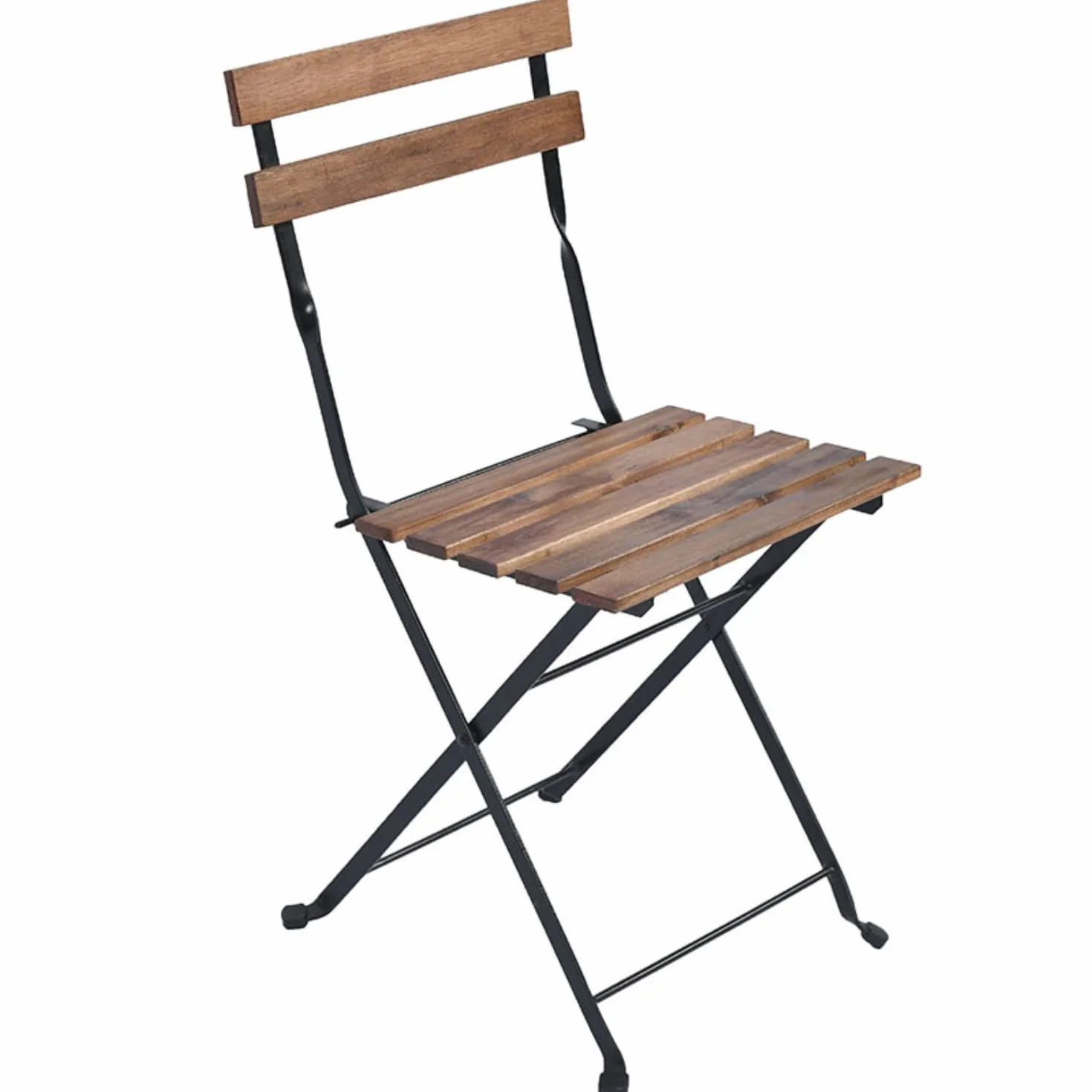 Brigros Set Bistro Tavolino + 2 Sedie Acacia Marrone