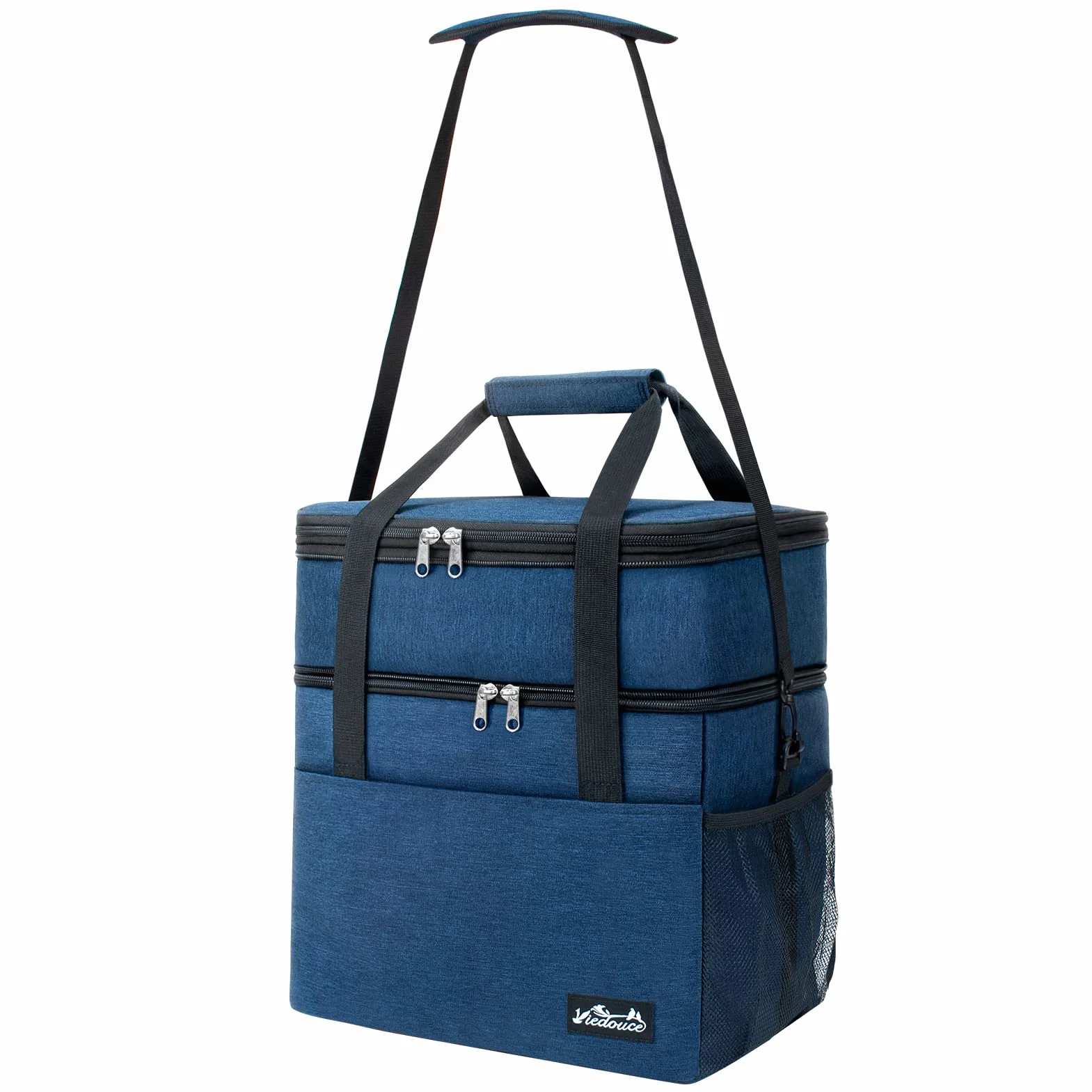 Borsa Termica Pranzo 30L Espandibile Isotermica Impermeabile con Tracolla e Apri Birra per Esterni Campeggio Viaggi