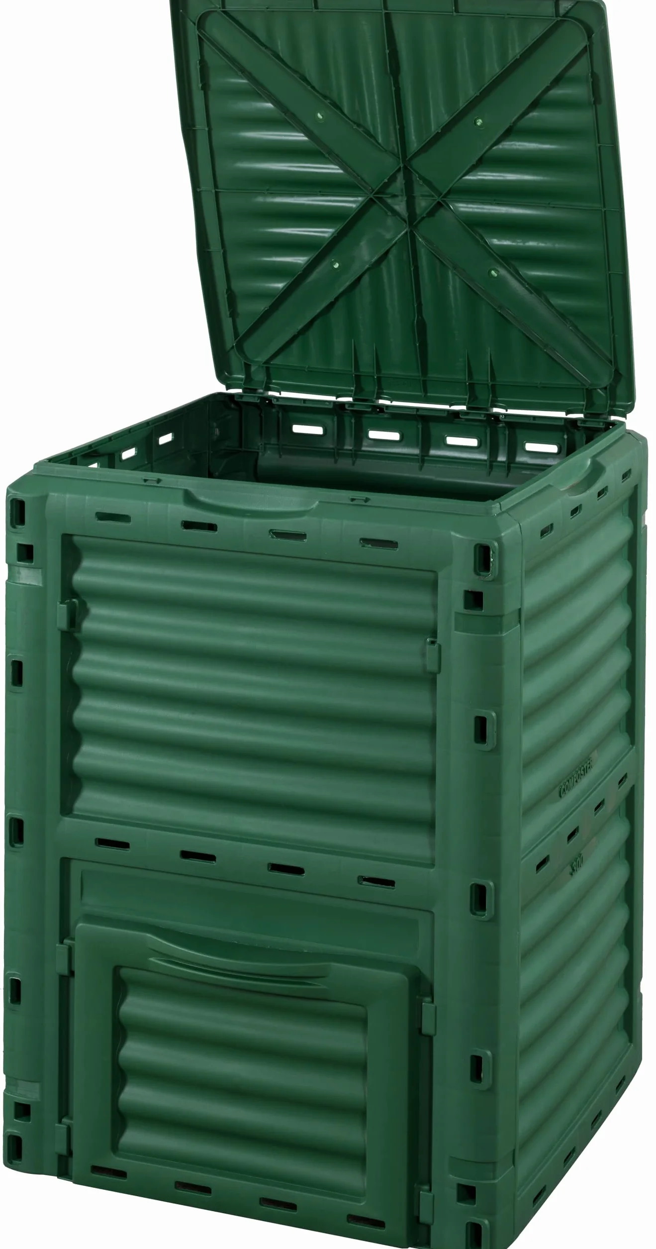 Linea Garden Friend Composter 300 Lt Polipropilene Resistente alle Intemperie Verde