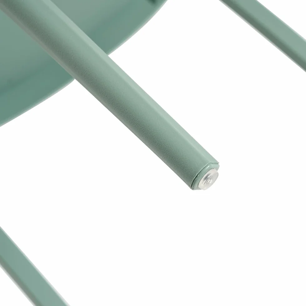 SIEDITI FUORI E DENTRO Sedie impilabili in polipropilene con fibra di vetro Verde Salvia Sole