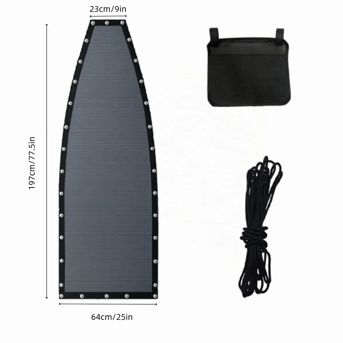 Tessuto di ricambio per dondolo sospeso progettato per una facile installazione e un comfort tessuto, resistente alle intemperie, per amaca da giardino e terrazza(64 x 197 x 23 cm)