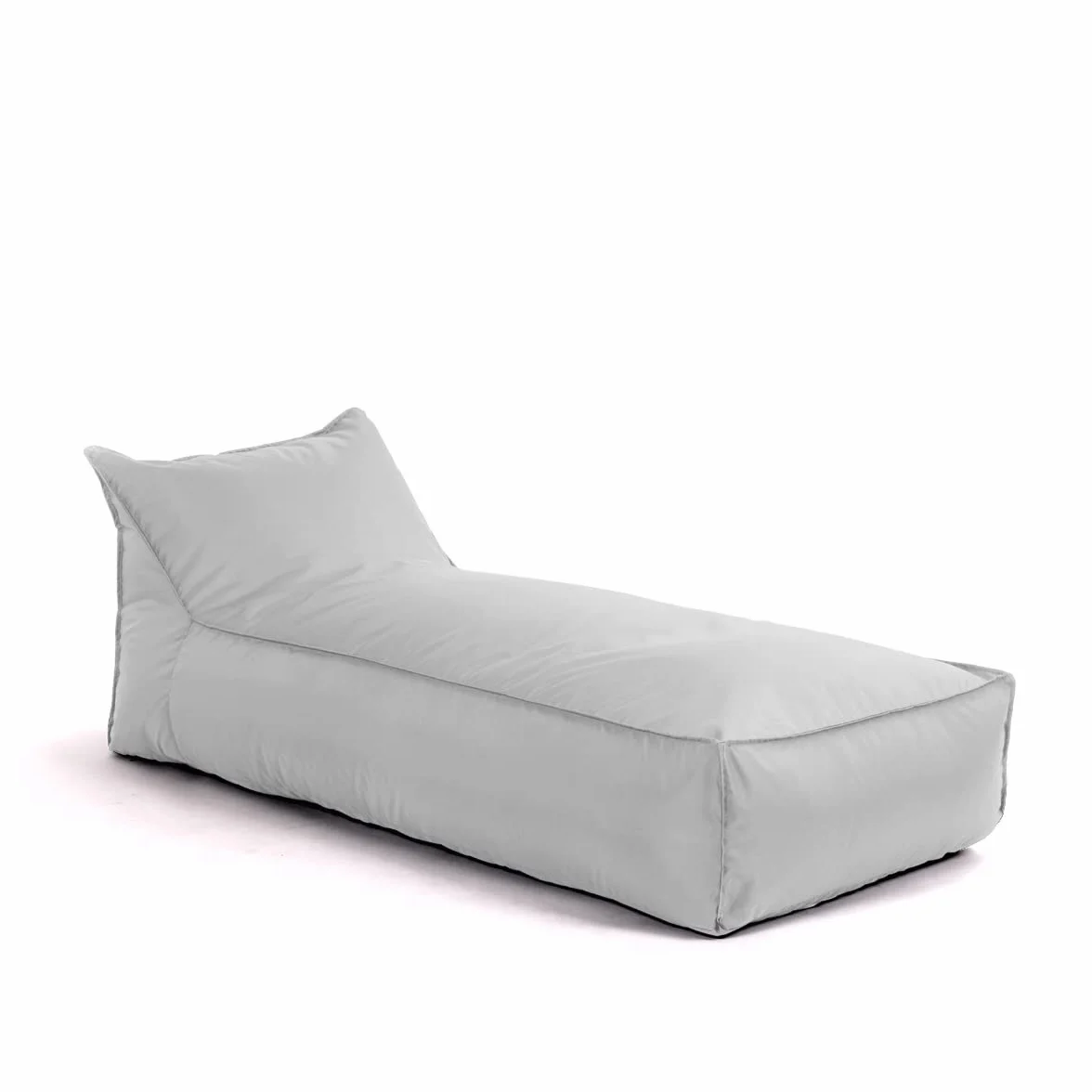 Avalon Pouf Chaise Longue da Esterno Impermeabile 70x160cm Grigio