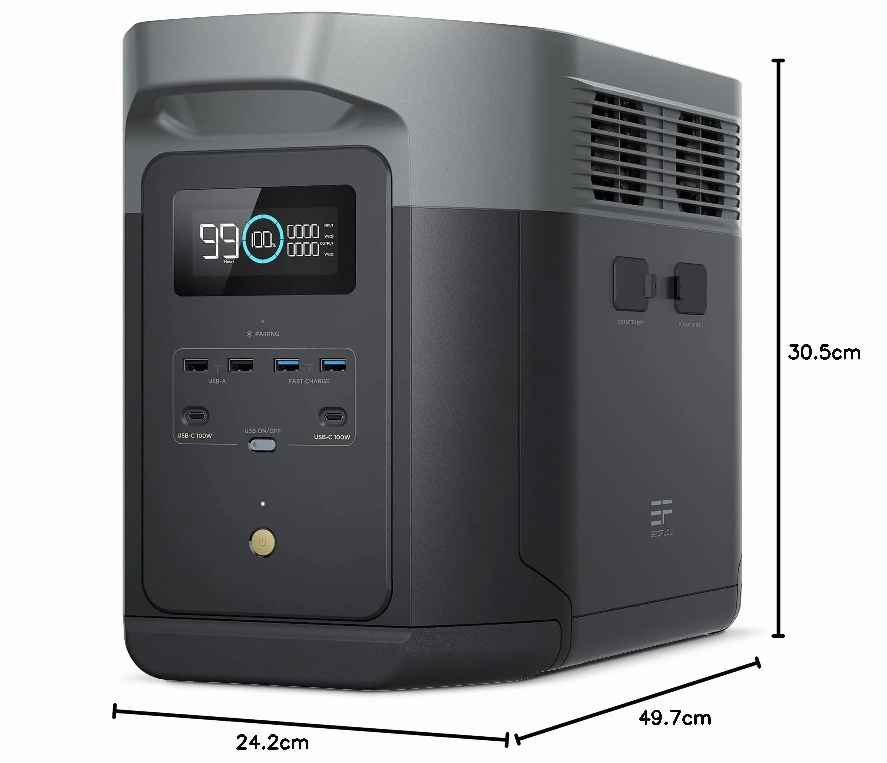 EcoFlow DELTA 2 Max Stazione elettrica portatile 2048Wh