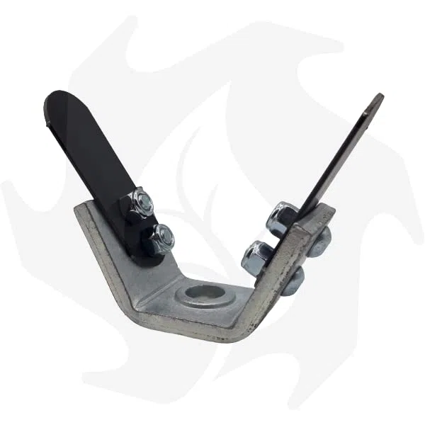 Bazargiusto - Fresa zappetta universale per decespugliatore a due denti professionale in alluminio