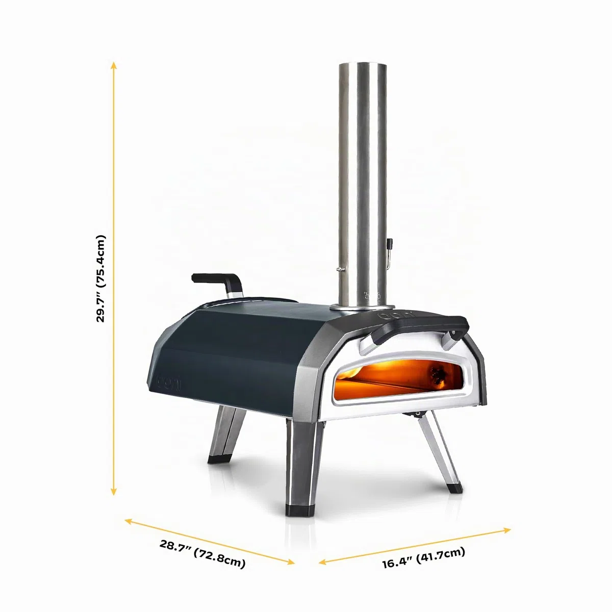 Ooni Karu 2 Forno Pizza Multicombustibile a Legna e Carbone 500°C Termometro Integrato