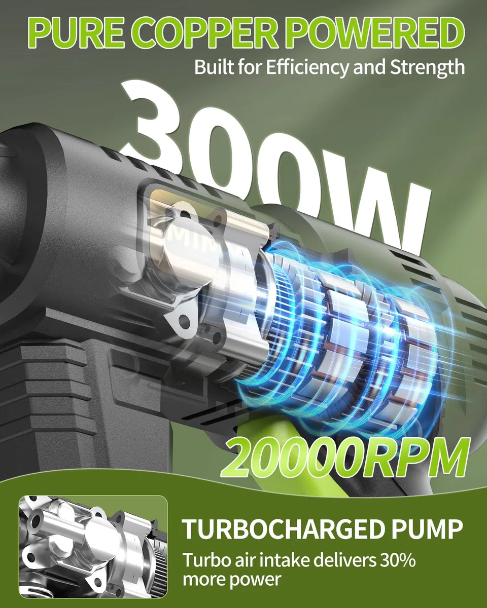 Idropulitrice a Batteria 4000mAh 120Bar Brushless Professionale Portatile per Lavaggio Auto