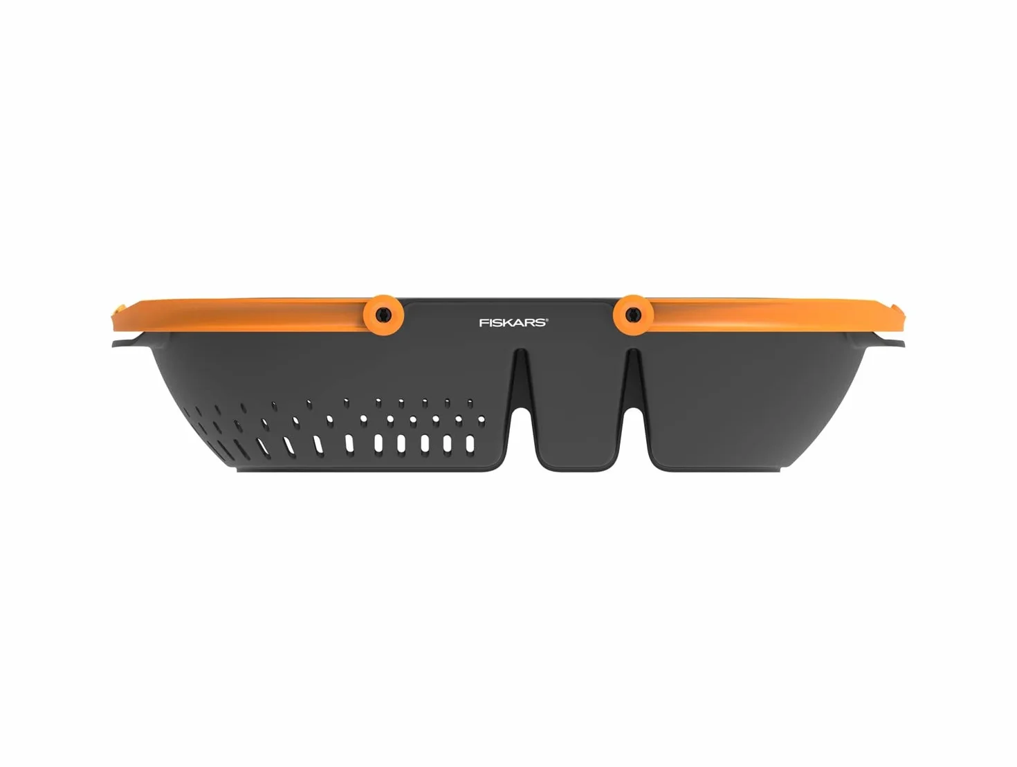 Fiskars Cesta per il Raccolto, Per Raccogliere, Trasportare e Pulire i Prodotti e gli Attrezzi, Plastica, Nero/Arancione, Plus, 1062831