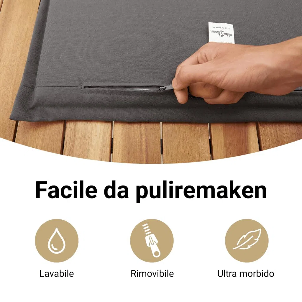 vidaXL Divano da Giardino con Cuscini 2 Posti Grigio in Polyrattan