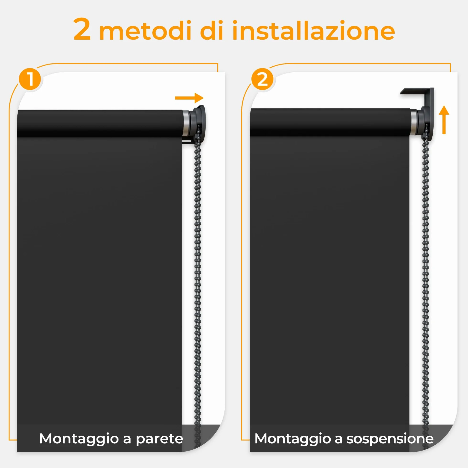 Tenda da sole per esterno Impermeabile 180x180cm Antracite