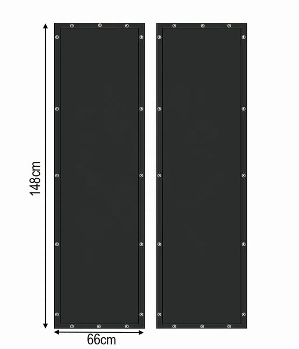 QUICK STAR Set di protezione dalle intemperie 66 x 148 cm 70 x 185 cm