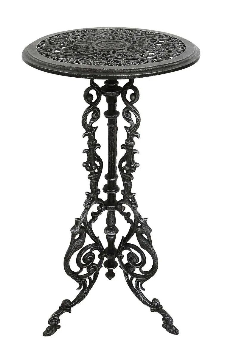 aubaho Tavolo da Giardino Ferro 72cm Stile Antico