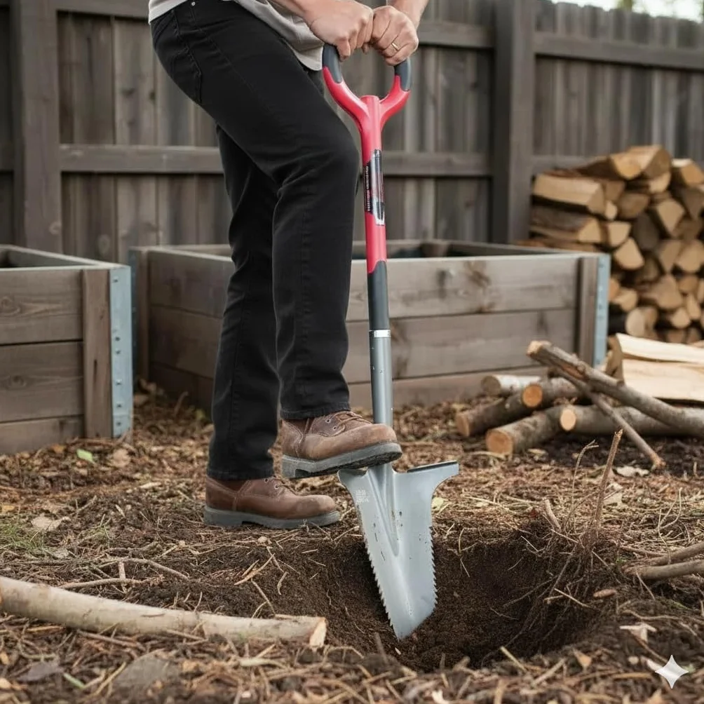 Root Slayer Radius Pala da Giardino Rosso - Green Thumb Award 2017