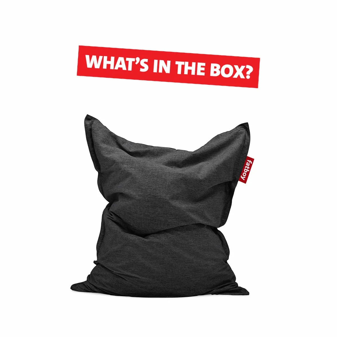 Fatboy® The Original - Pouf per esterni, 180 x 140 cm, colore: grigio