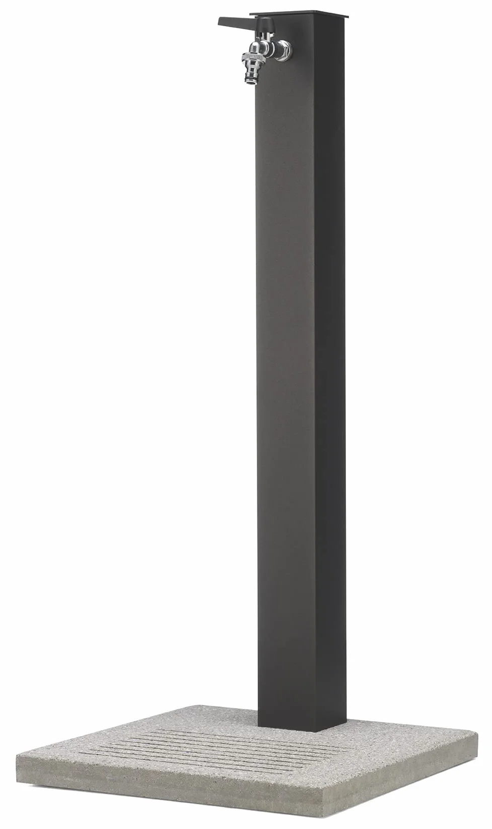 belfer Fontana da Giardino con Rubinetto e Base in Cemento 42/QBM Antracite