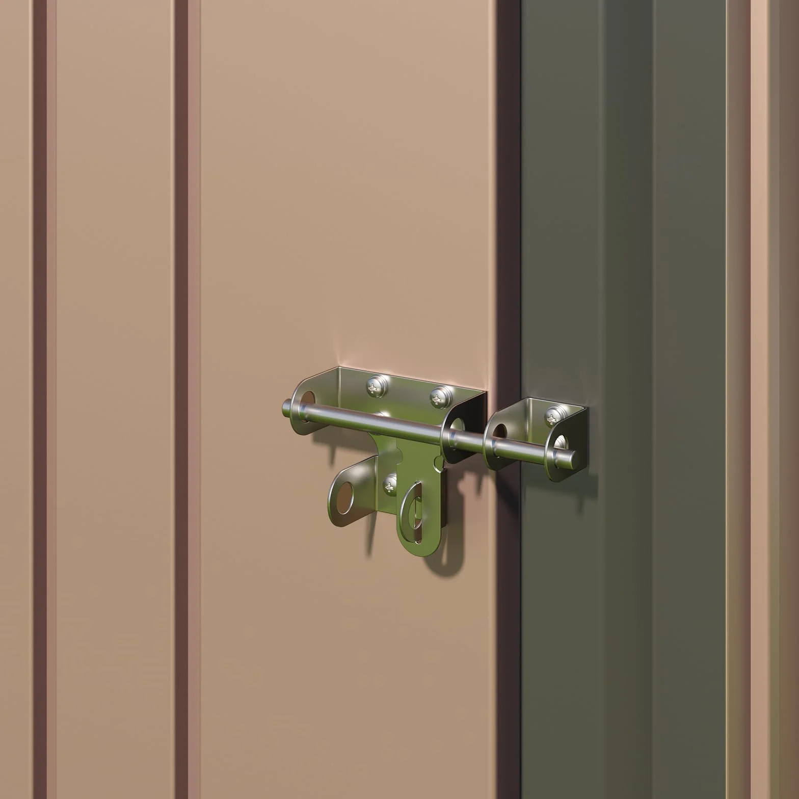 Casetta per attrezzi in metallo,Capanno per Attrezzi da Giardino in Metallo con Ripiani Regolabili, Tetto Inclinato, Prese d'Aria,per Prato, Patio e Cortile 161x94x182CM,Marrone