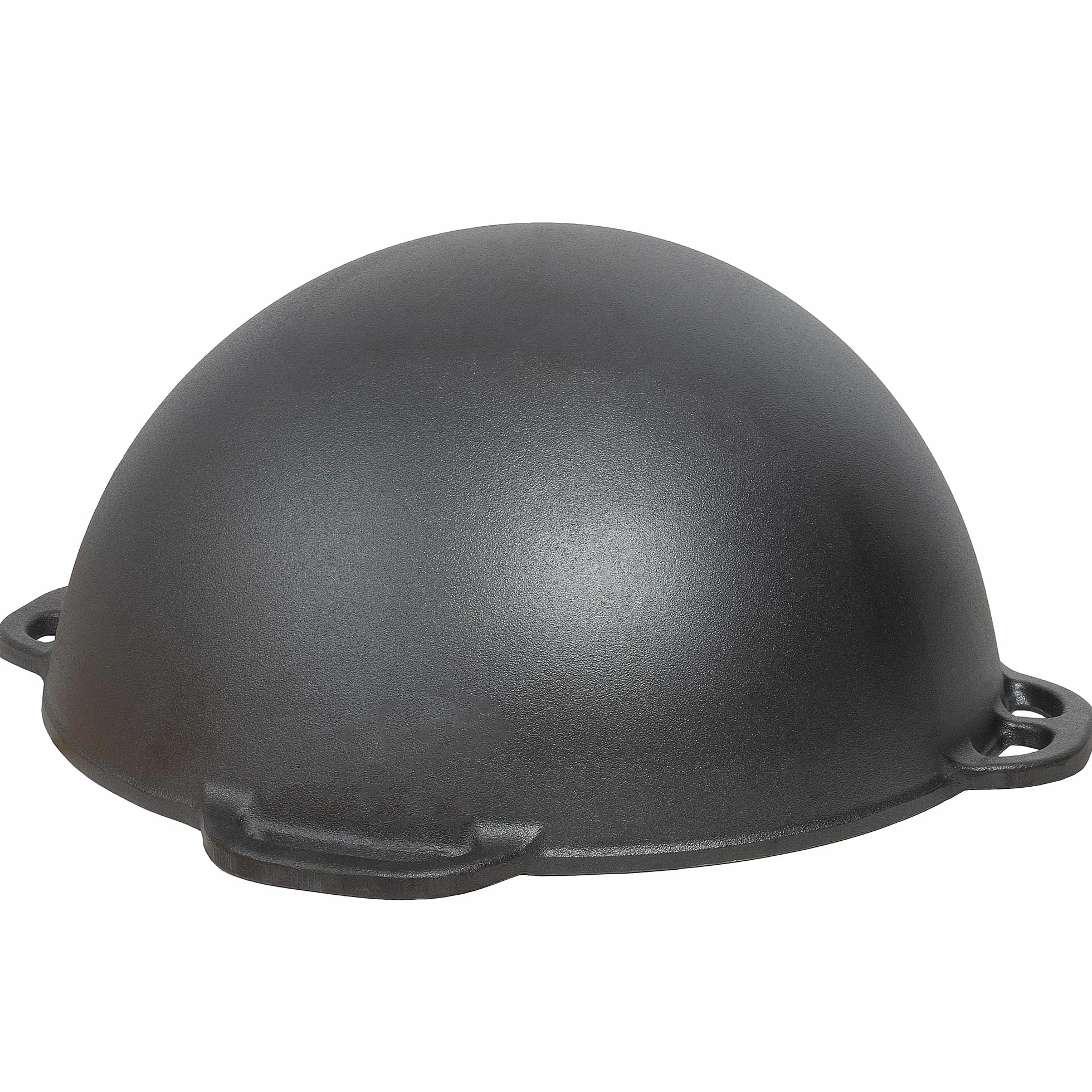 BBQ-Toro Kazan in ghisa con coperchio | 19 litri | Pentola tradizionale in ghisa | Kazan con base rotonda | Wok preseasoned | Casseruola per cucinare, brasare, friggere