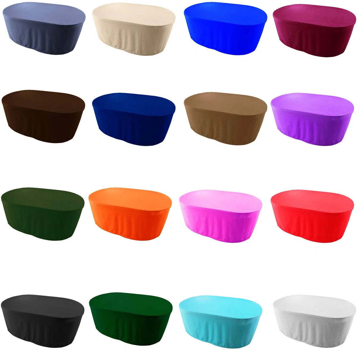 Premium Copertura per i Mobili da Giardino Ovale 150x100x70 cm Custodia Protettiva Copri Copertura Rivestimento per Sedili Impermeabile Resistenza all'Acqua di 6.000 mm Nero