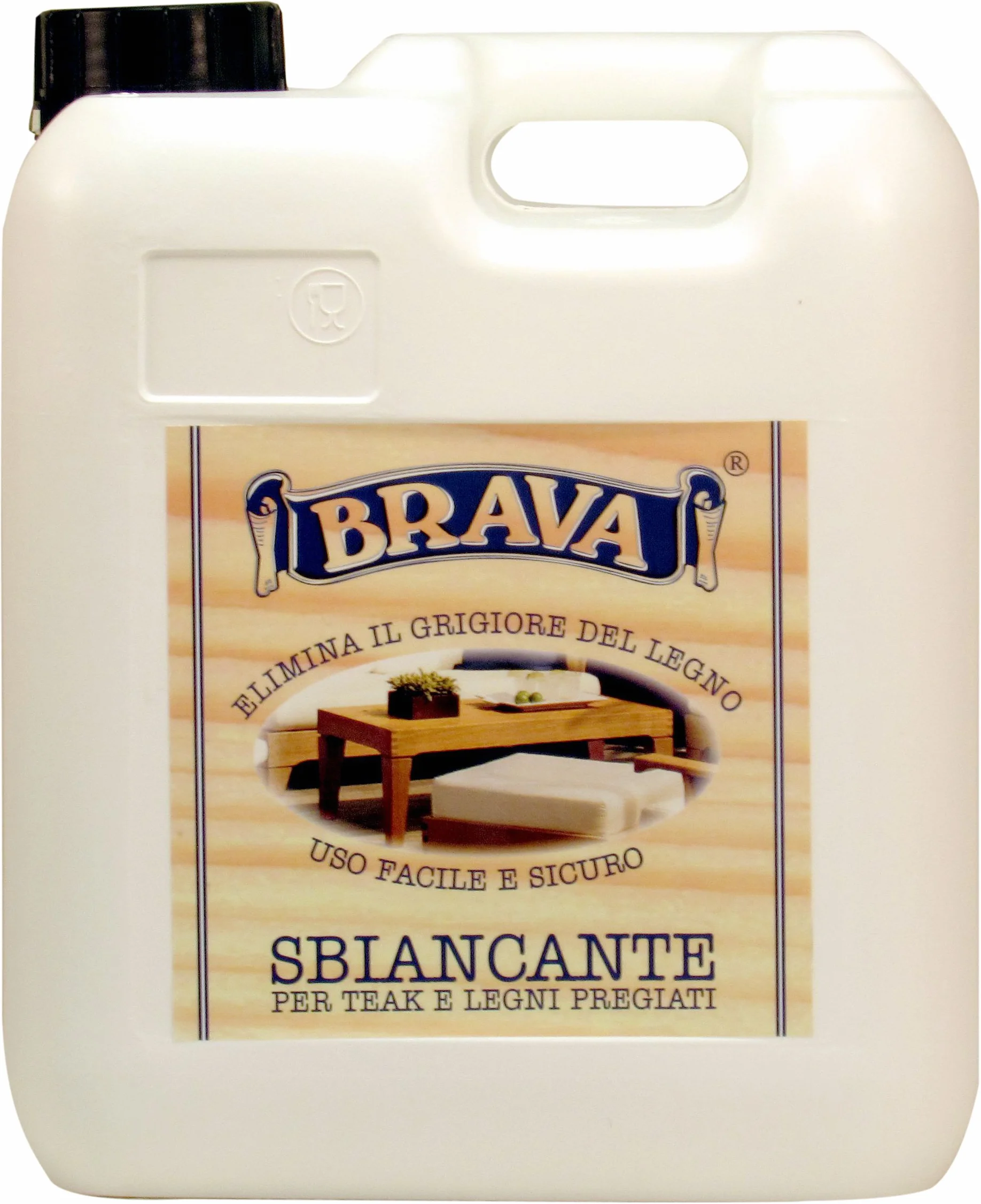 Brava OSB5 Sbiancante per Teak e Legni Pregiati 5000 ml