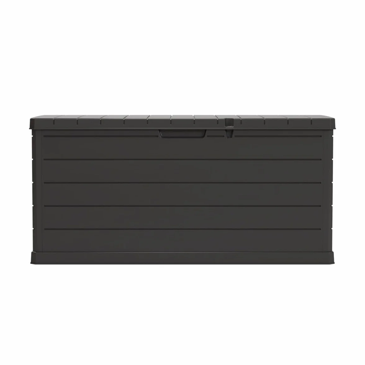 Art Plast - Baule di Stoccaggio Esterno 350L - Baule da Giardino Grigio 118,5x52x57cm - Maniglie di Trasporto - Resistente all'Acqua
