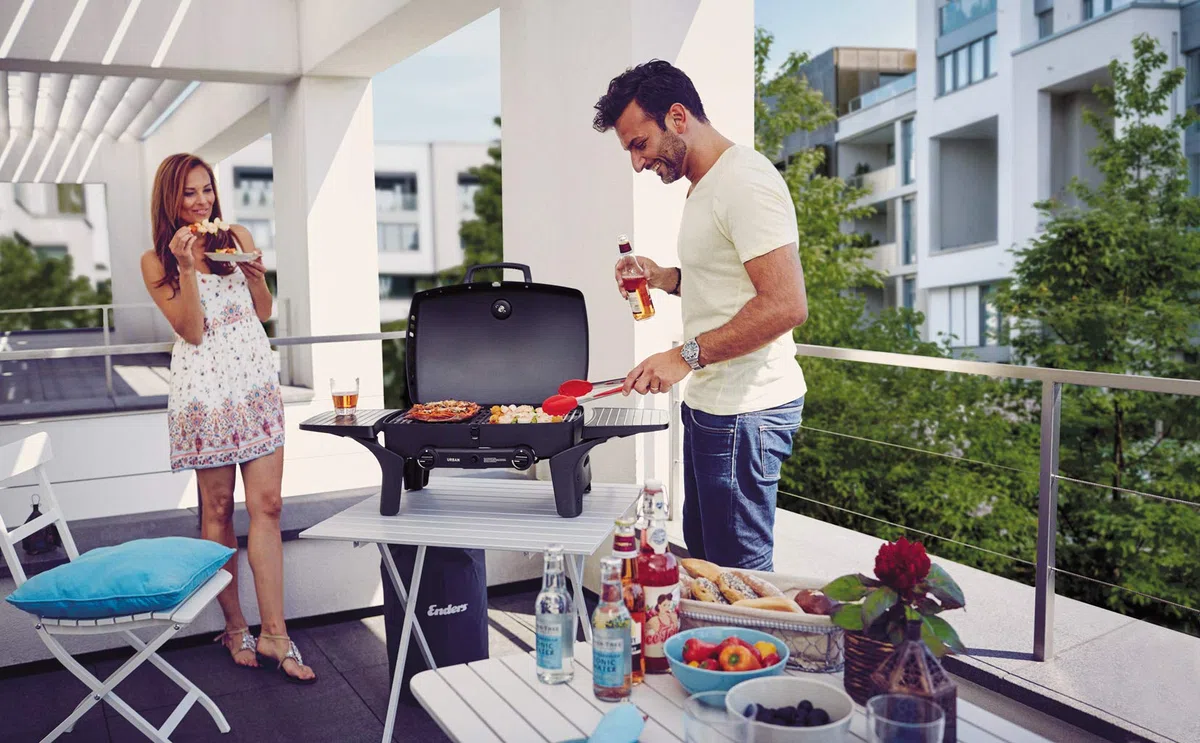 Enders Barbecue a gas mobile urbano