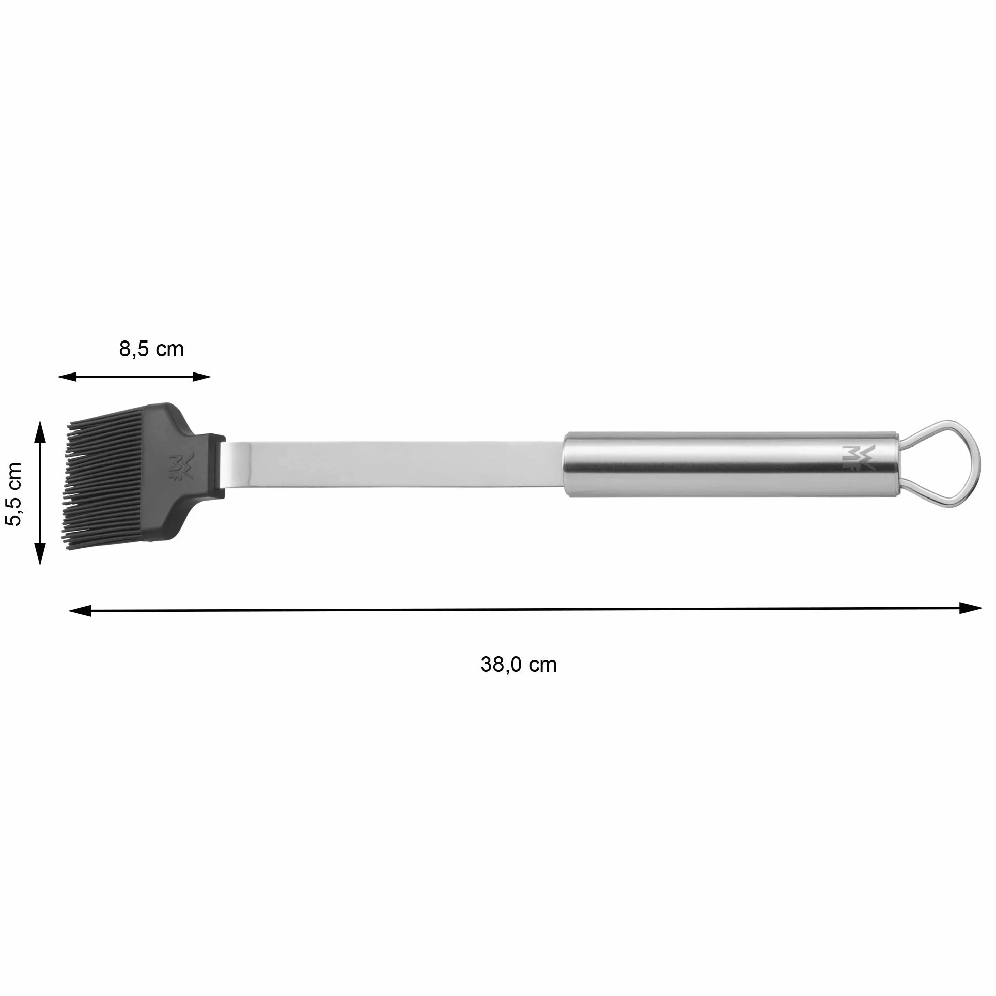 WMF BBQ Marinadenpinsel Lang 38 x 5,5 cm Silicone Barbecue Pędzel