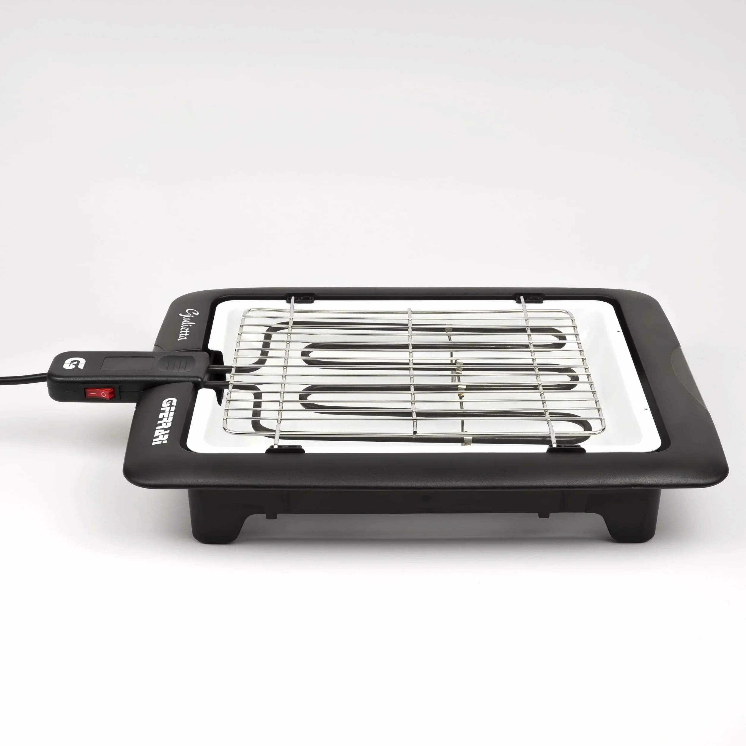 G3 Ferrari G10024 Giulietta Barbecue Elettrico 2000 W Griglie Inox 31 x 25 cm Nero