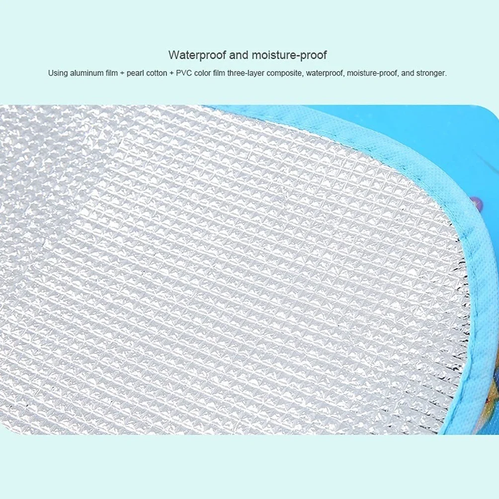 Coperta da Picnic Impermeabile 150 cm Tappetino da Spiaggia per Campeggio Viaggio