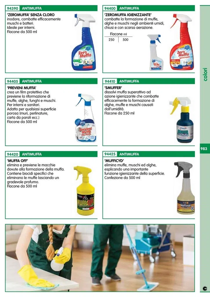 ANTIMUFFA MUSCHIO ALGHE MUFFYXID 500 ML 12PZ
