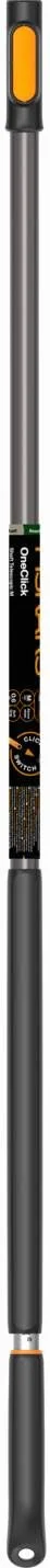 Fiskars OneClick Telescopic Manico M 119-179 cm Alluminio Nero Arancione
