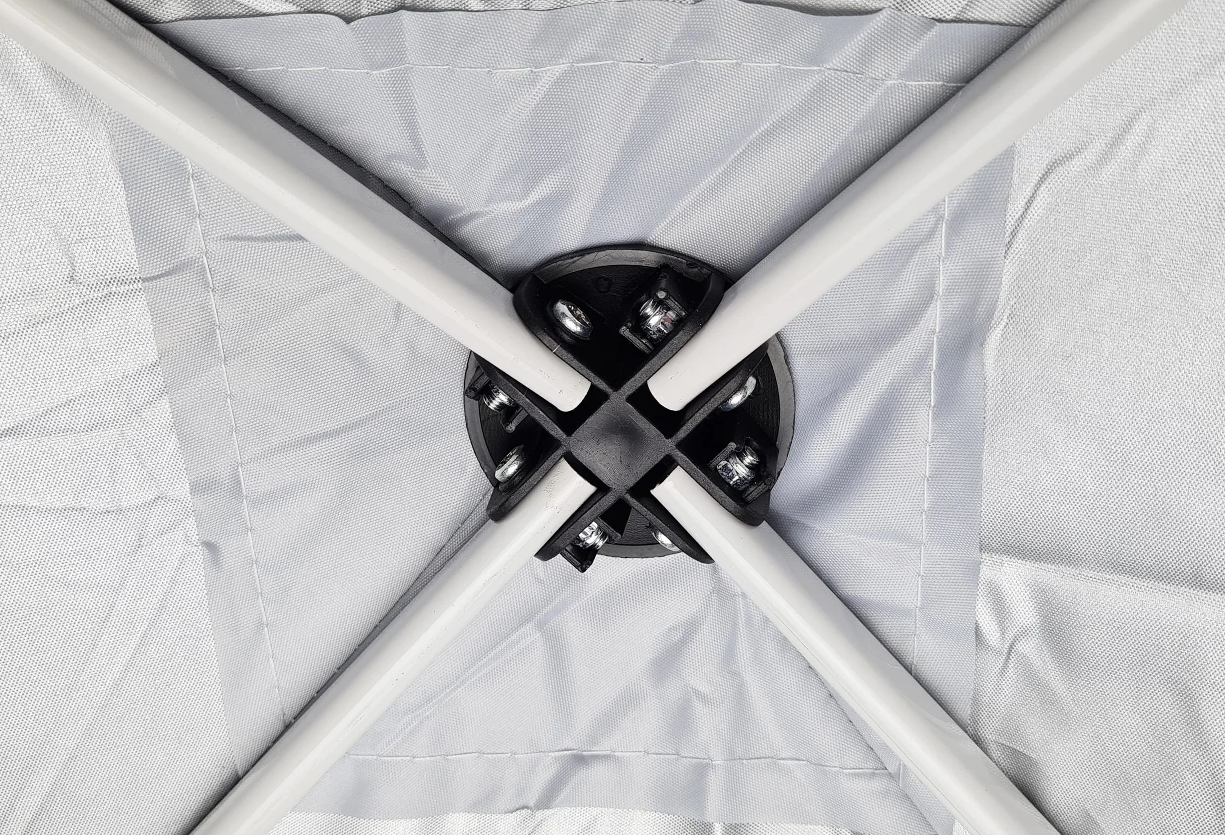Gazebo Pieghevole Impermeabile 3x3 in Acciaio con 3 Pareti Laterali, Poliestere 160 gr/mq