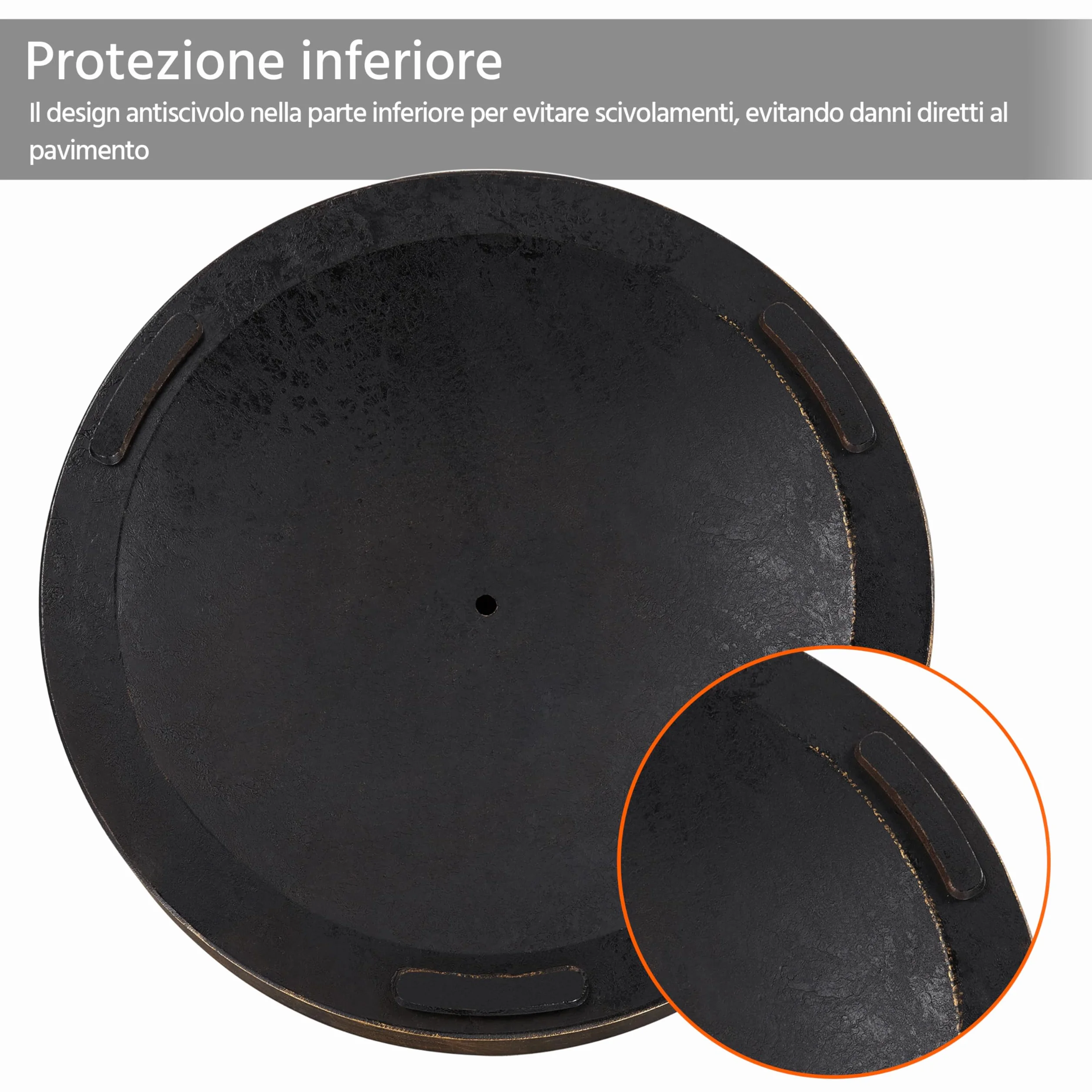Yaheetech Base per Ombrellone da Giardino in Resina e Metallo Supporto 12 kg per Pali da Ø38mm o Ø48mm con Manopola per Esterno Veranda Terrazza Piscina Spiaggia Patio, Bronzo
