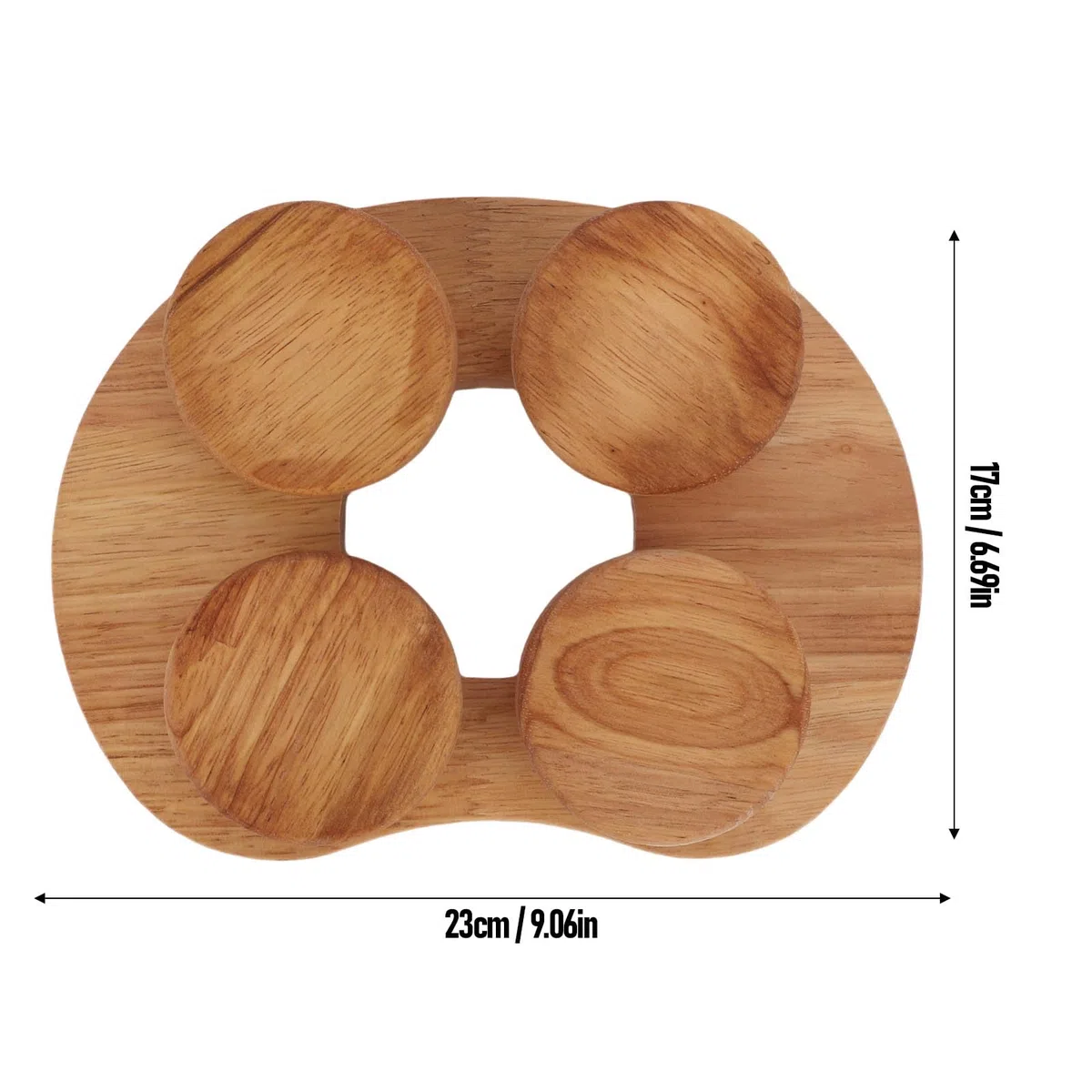 Poggiatesta per Sauna in Legno con Disco Girevole, Cuscino Ergonomico per Collo e Spalla