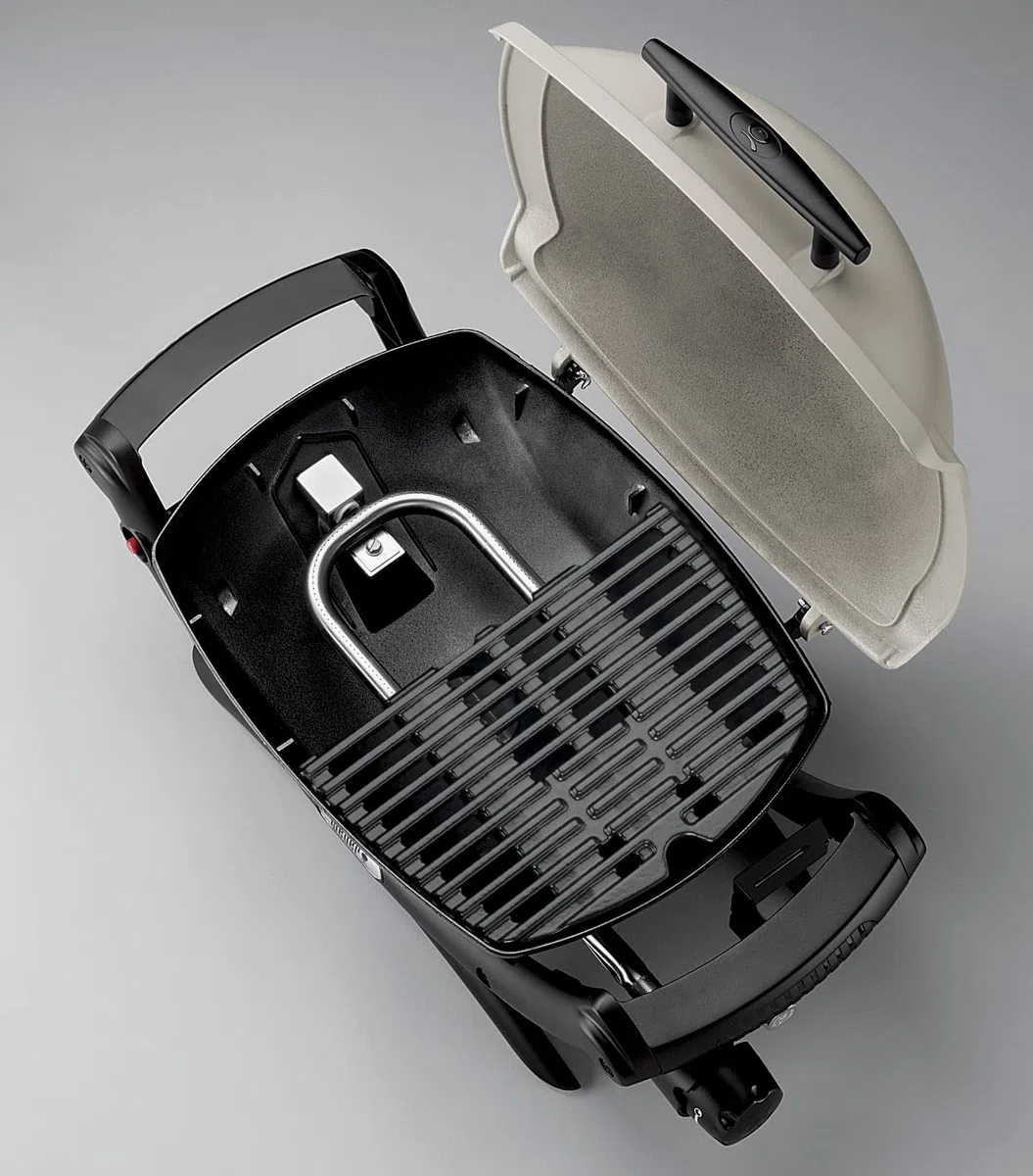 Weber Q1000 BBQ a Gas Barbecue Portatile 43x32cm 1 Bruciatore Ghisa Smaltata Alluminio pressofuso