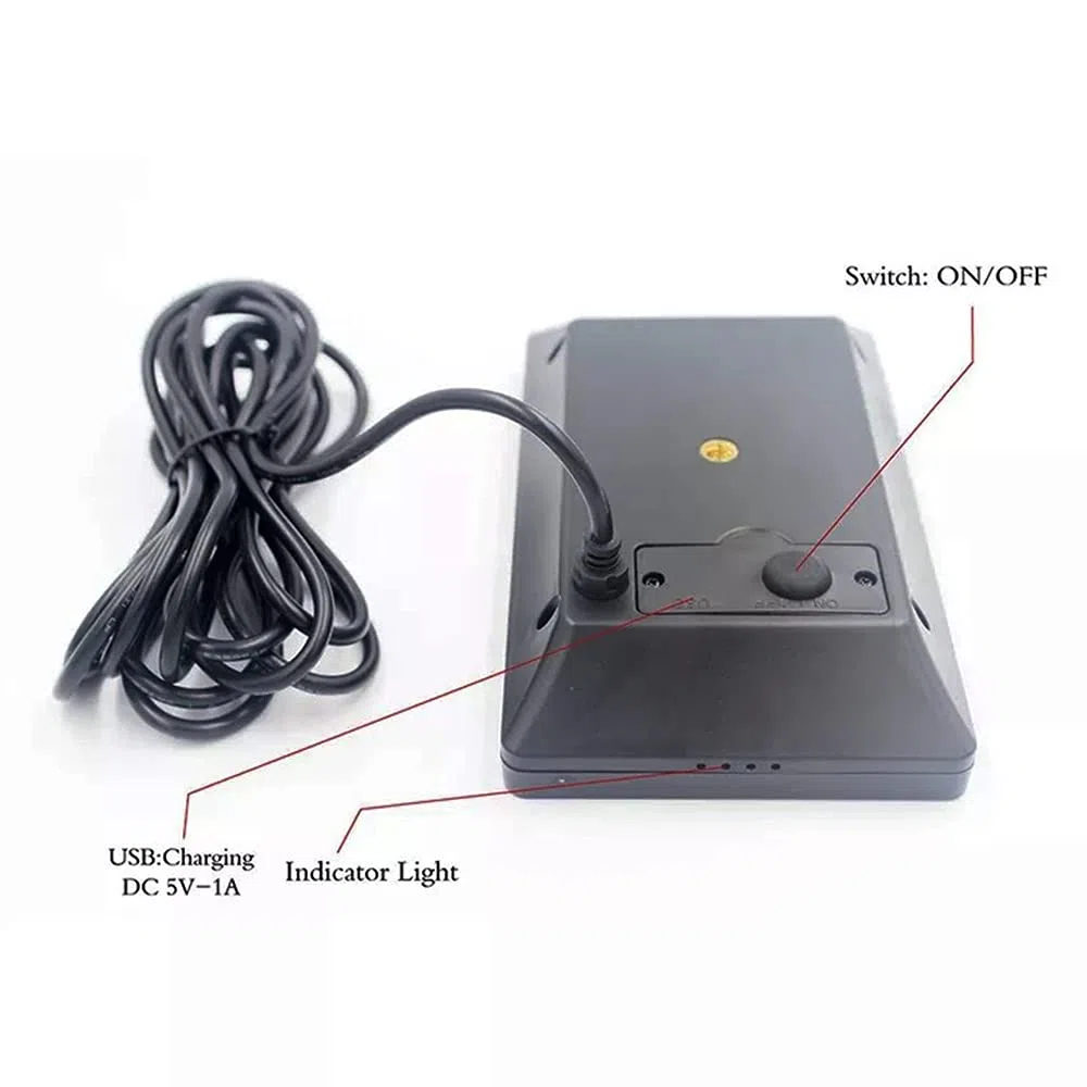 Pannello Solare Fotocamera Caccia DC 9V 2400mAh IP54 Impermeabile Caricatore Portatile